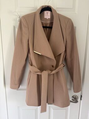 Ted Baker Camel Tan Wool Rosess Coat 2
